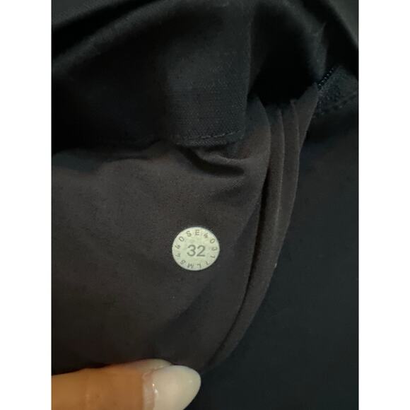 Lululemon Commission Pants Men's 32 Warpstreme Navy Blue Chino Commuter - Picture 6 of 6